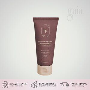 HEVEBLUE Pot Pore Peptamin Wash Off Pack 200ml | Korean Clay Mask NWT